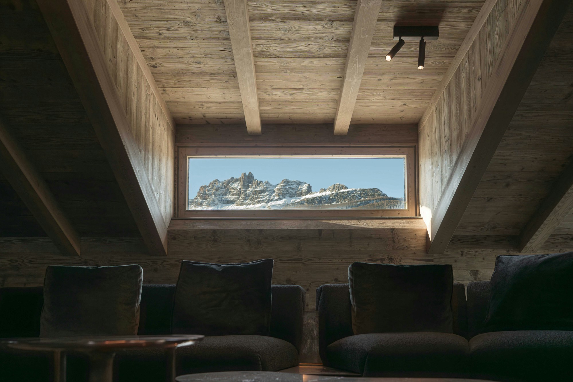 Penthouse with Dolomites View by HENGE - Living Area