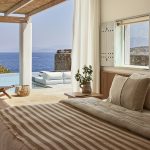 Villa Thalassa 3 Bedrooms Private Pool Seafront - Bedroom