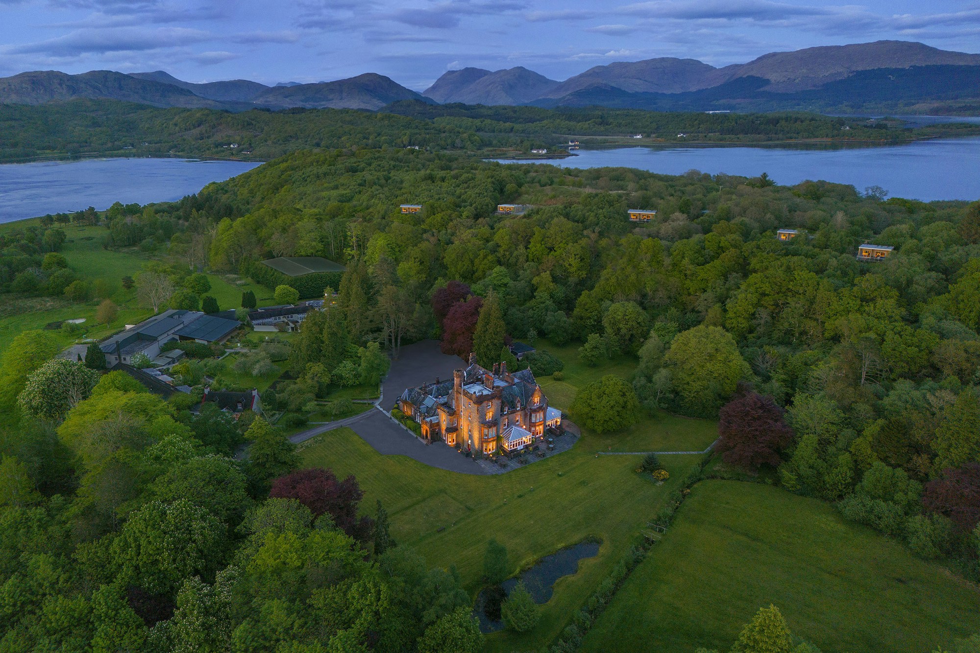 Main House Aerial