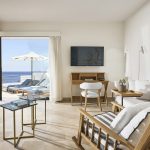 Club Suite Private Pool Seafront - Living Area