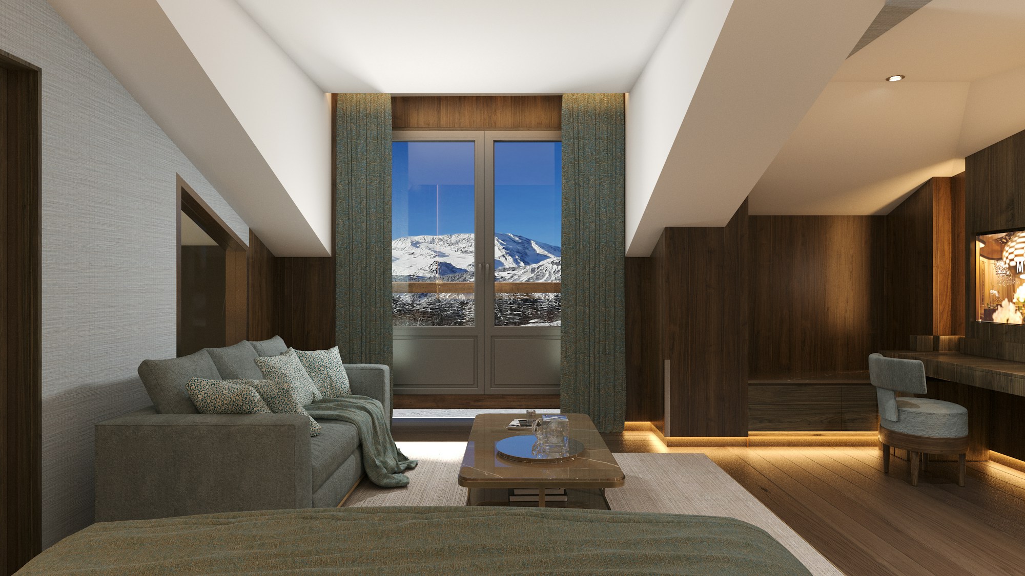 Lalique Apartment - Living Area