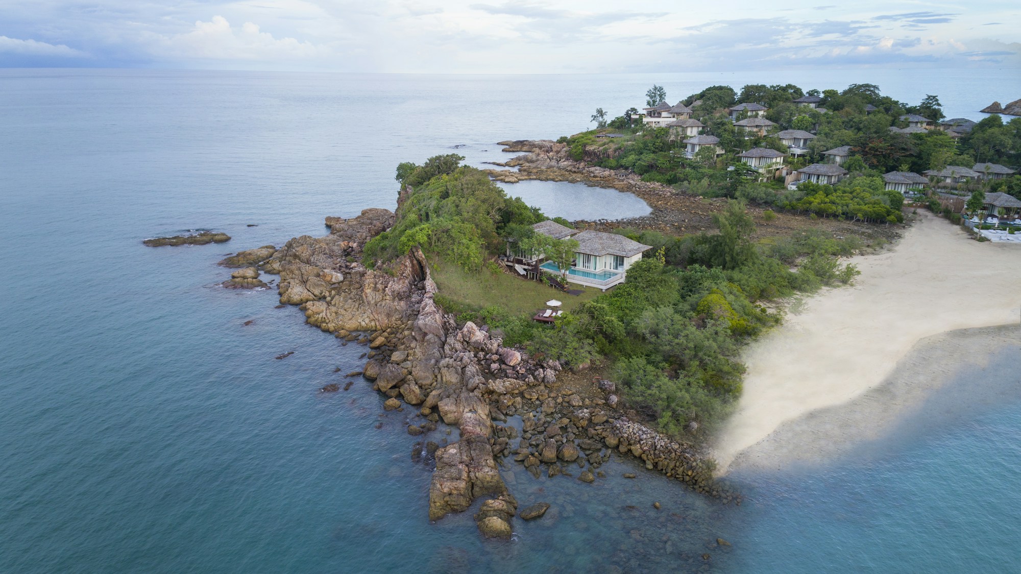Fahn Noi Private Island Pool Villa - Aerial View