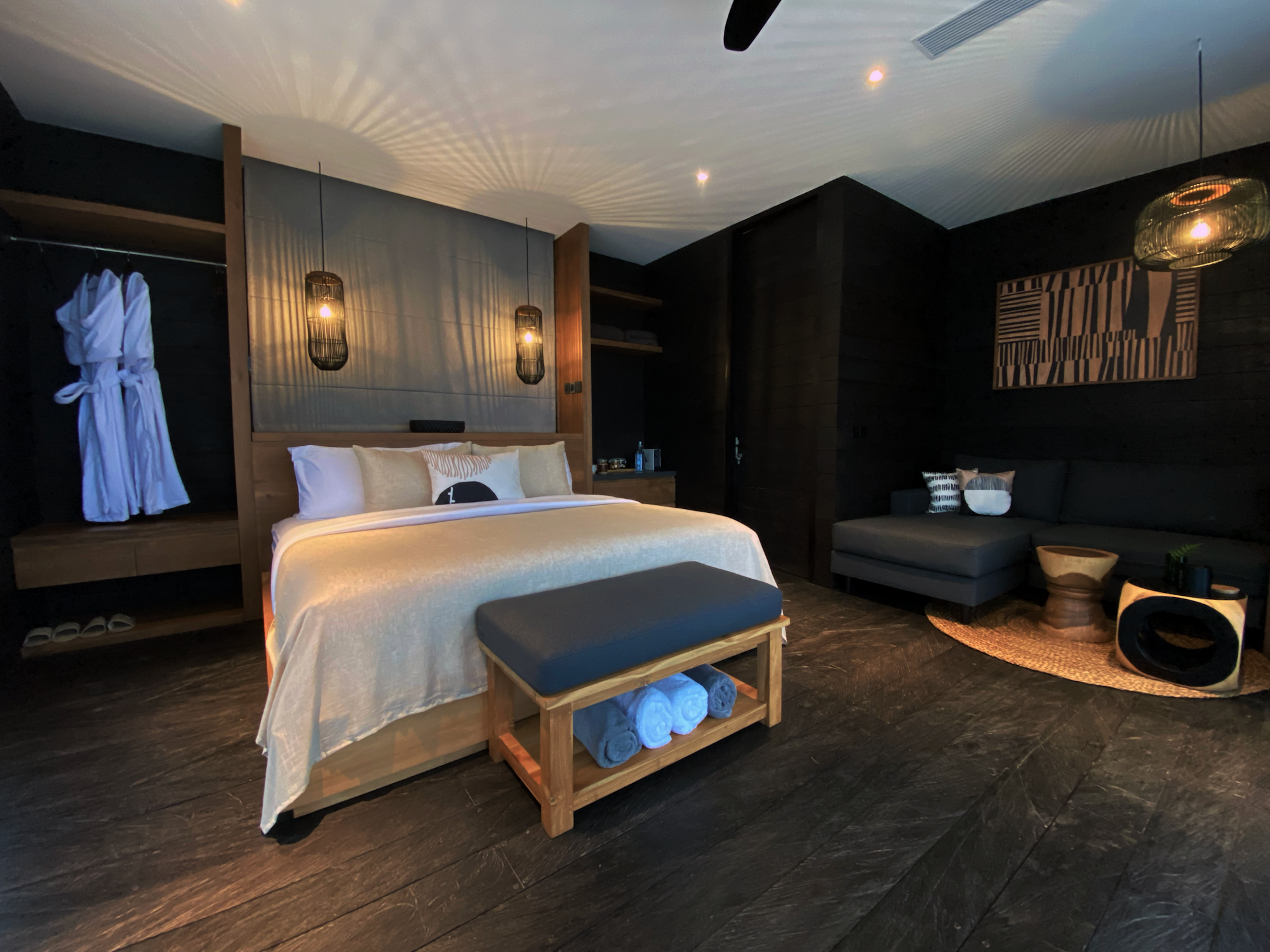 Studio Cabin with Cabana - Bedroom