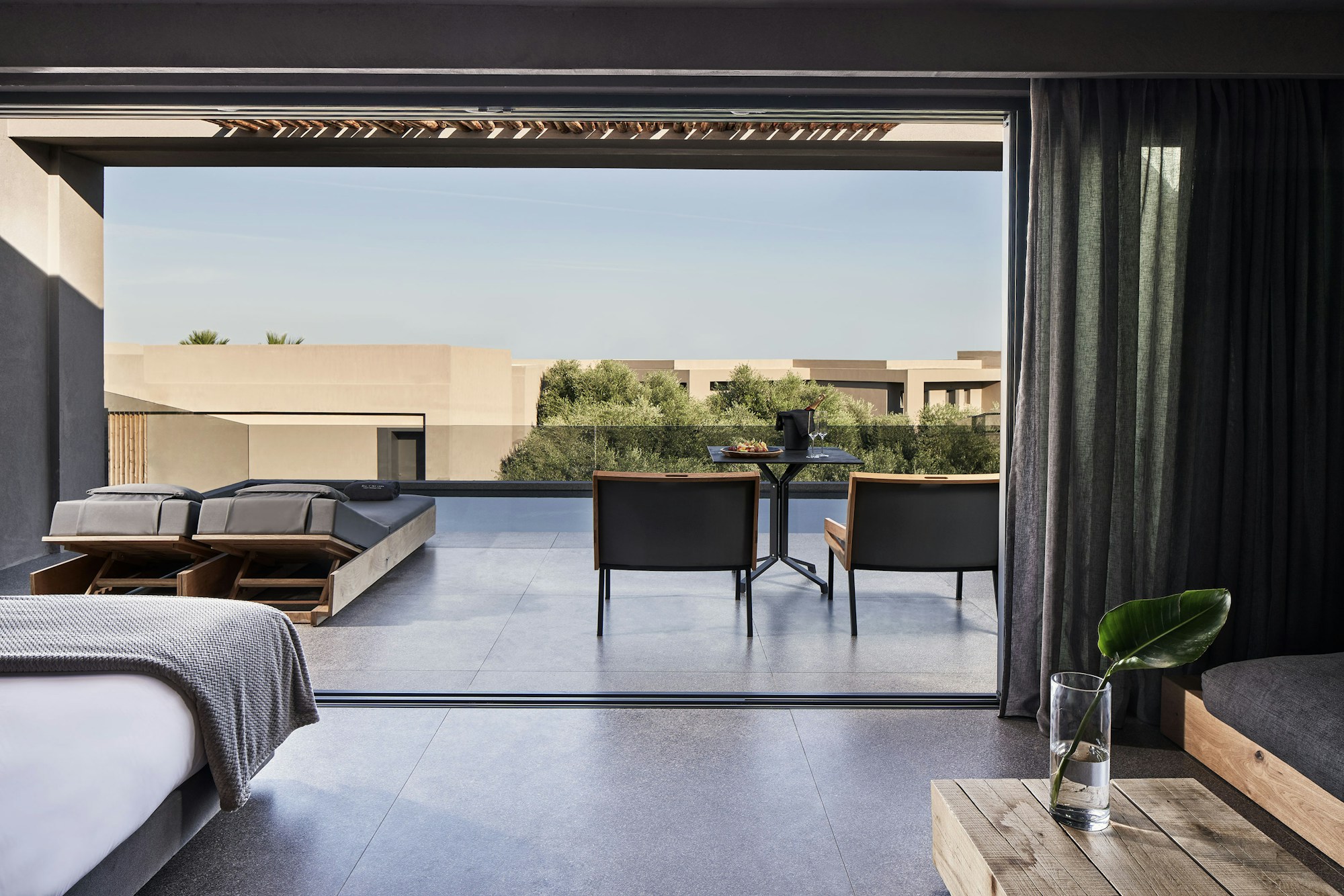 Premier Suite with Pool - Bedroom Balcony