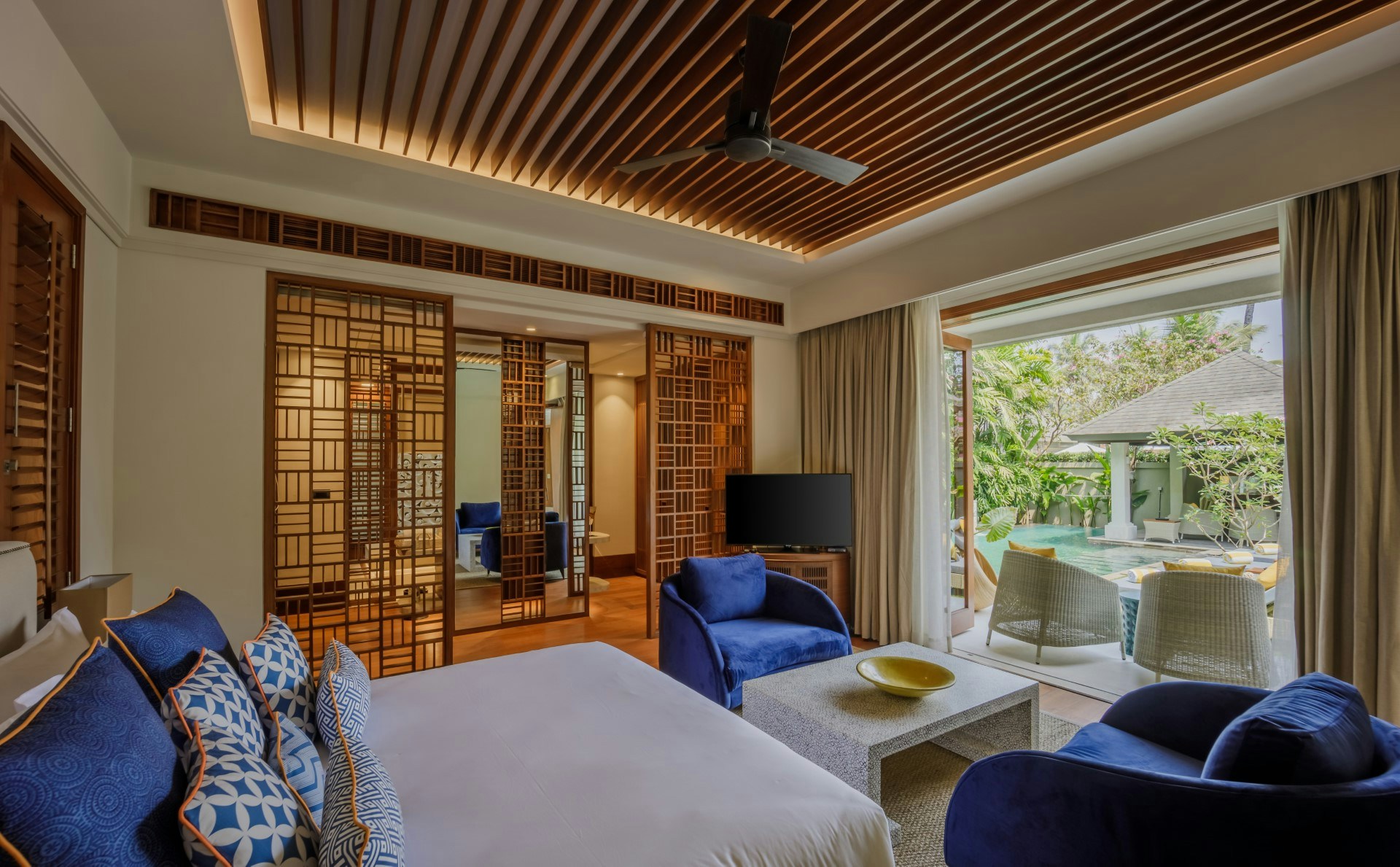 Villa - Ground Floor Master Pool View