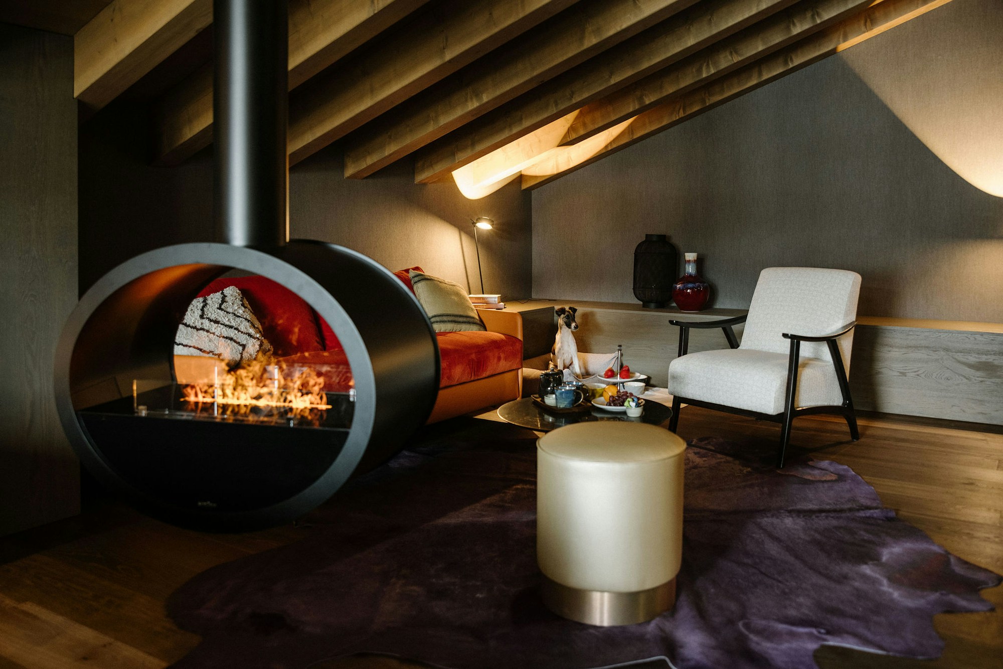 Rooftop Deluxe Suite - Living Area