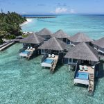 Water Bungalow with Pool - Aerial