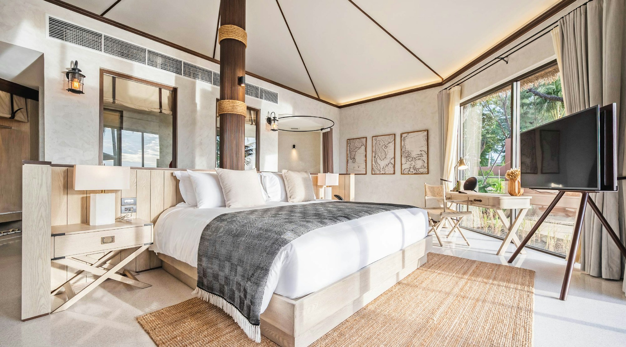Pool Villa Beachfront - Bedroom