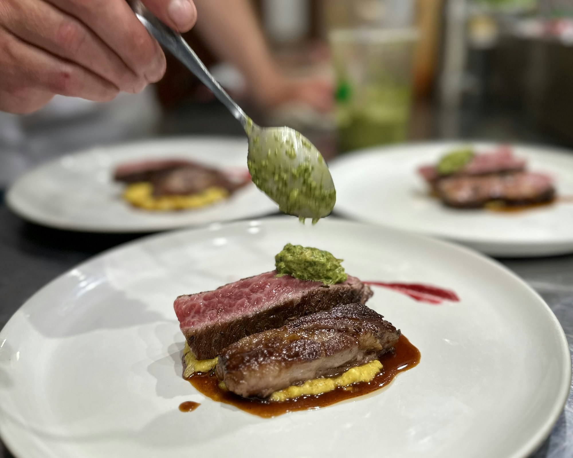 A5 Wagyu with Corn