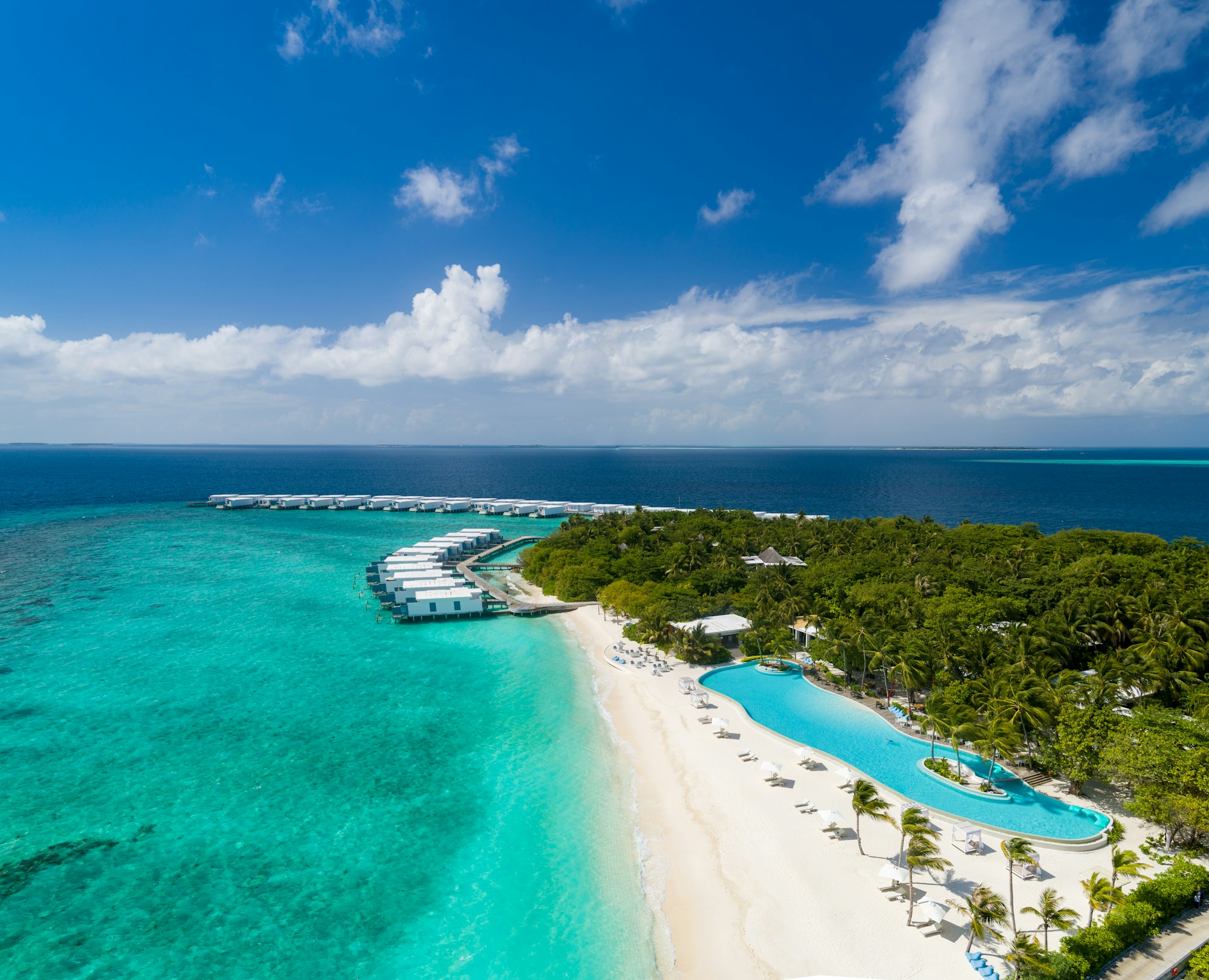 Amilla Main Pool Aerial