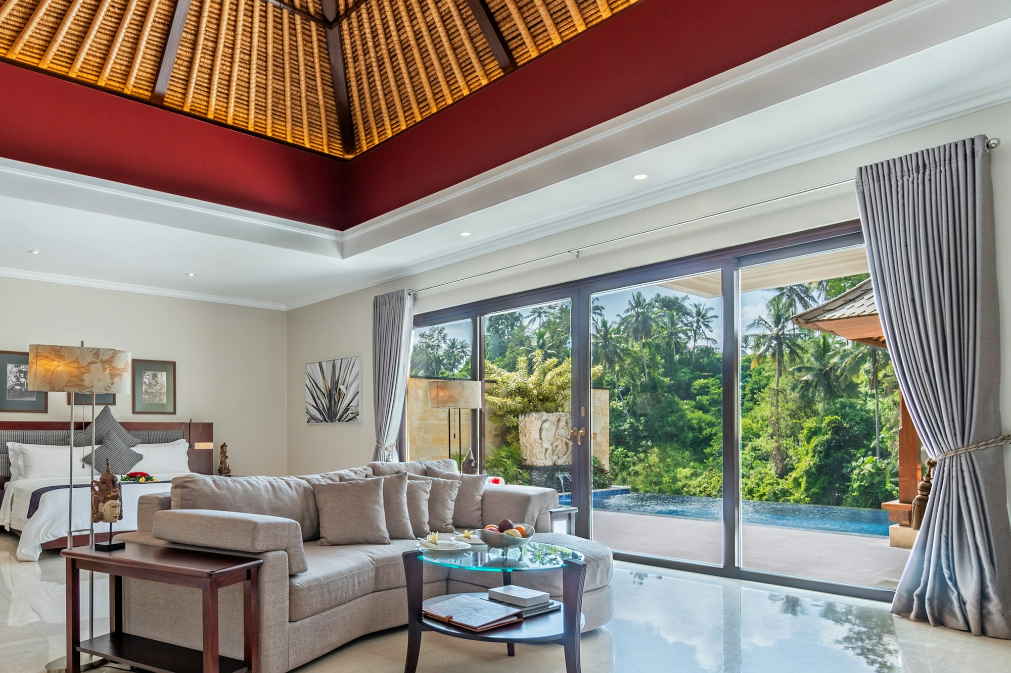 Deluxe Terrace Pool Villa - Living Area