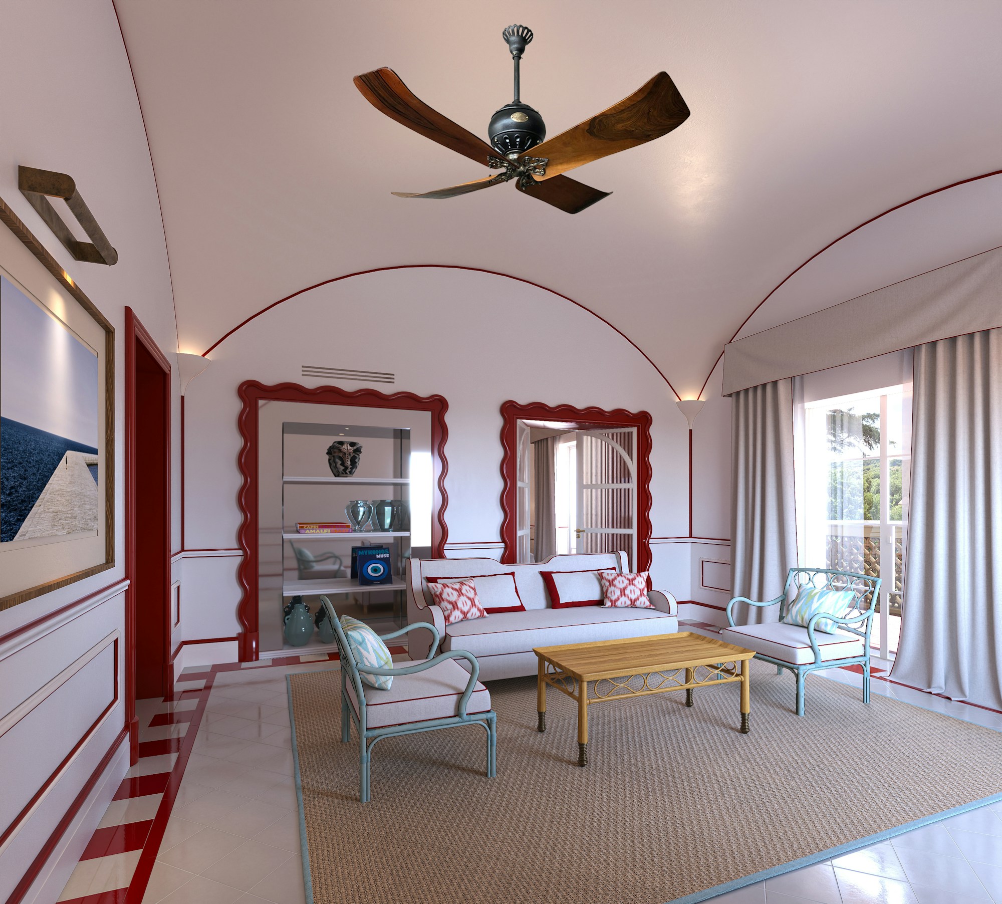 Queen Victoria Suite - Living Area