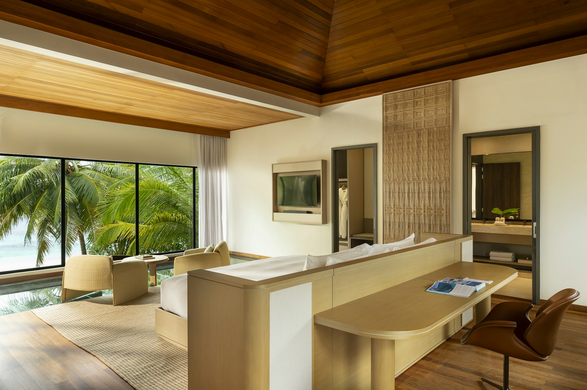 Three Bedroom Beach Pavilion with Pool - Master Bedroom