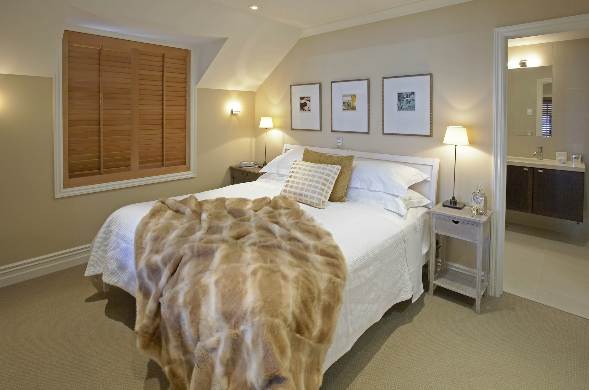 Lakefront Cottage Master Bedroom