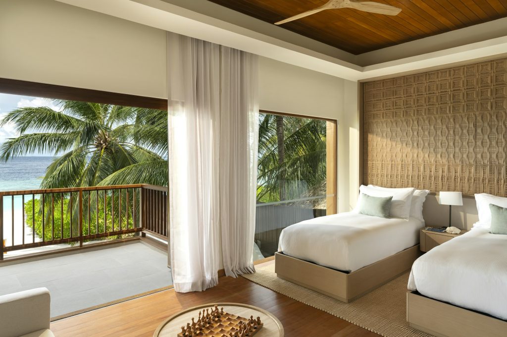 Two Bedroom Beach House with Pool - Bedroom
