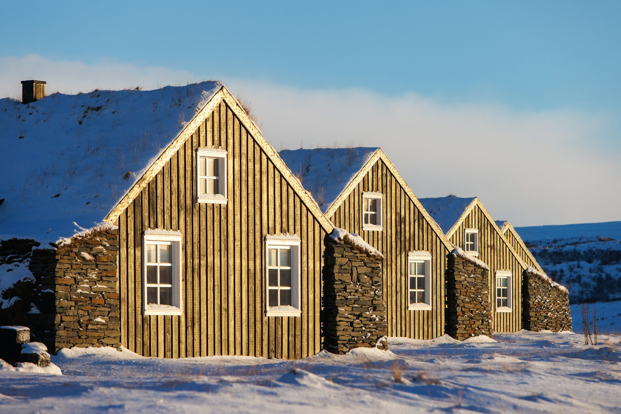 Torfhús - Exterior Winter