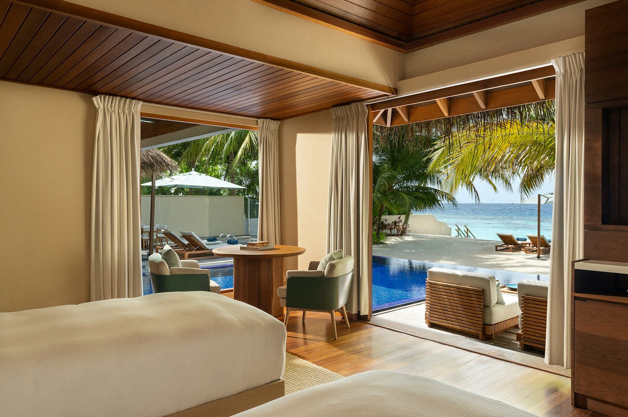 Three Bedroom Beach Pavilion with Pool
