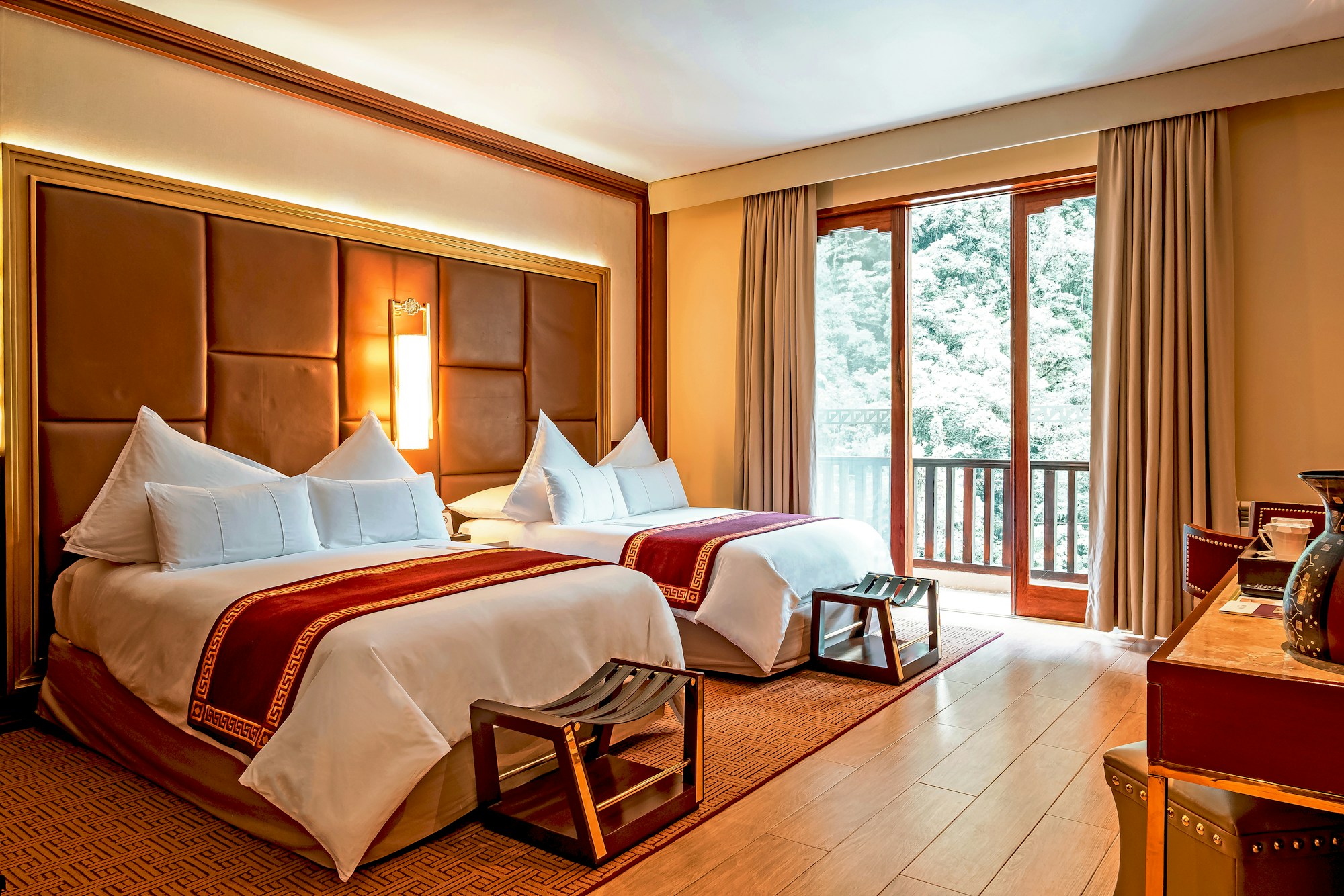 Sumaq Deluxe, 2 Full Beds River View - Bedroom