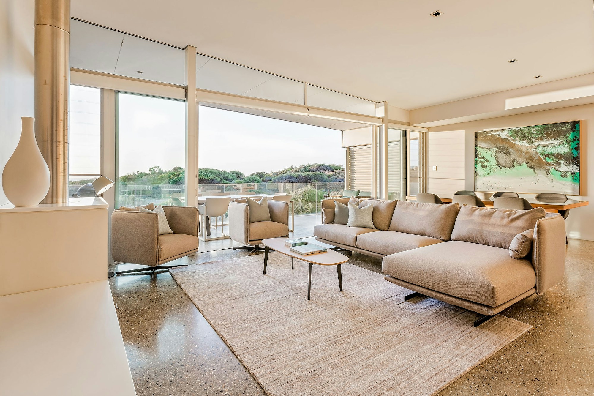 2 Bedroom Beach House - Living Area