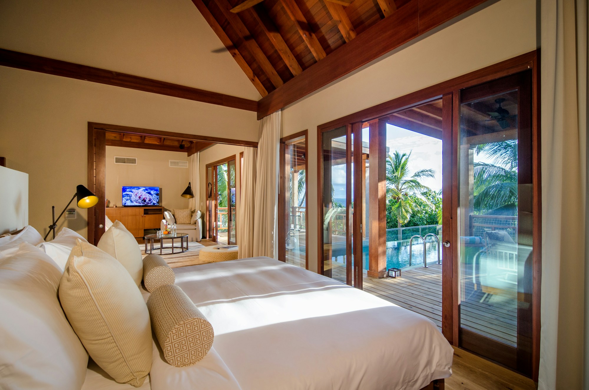 Two Bedroom Treetop Pool Villa - Bedroom
