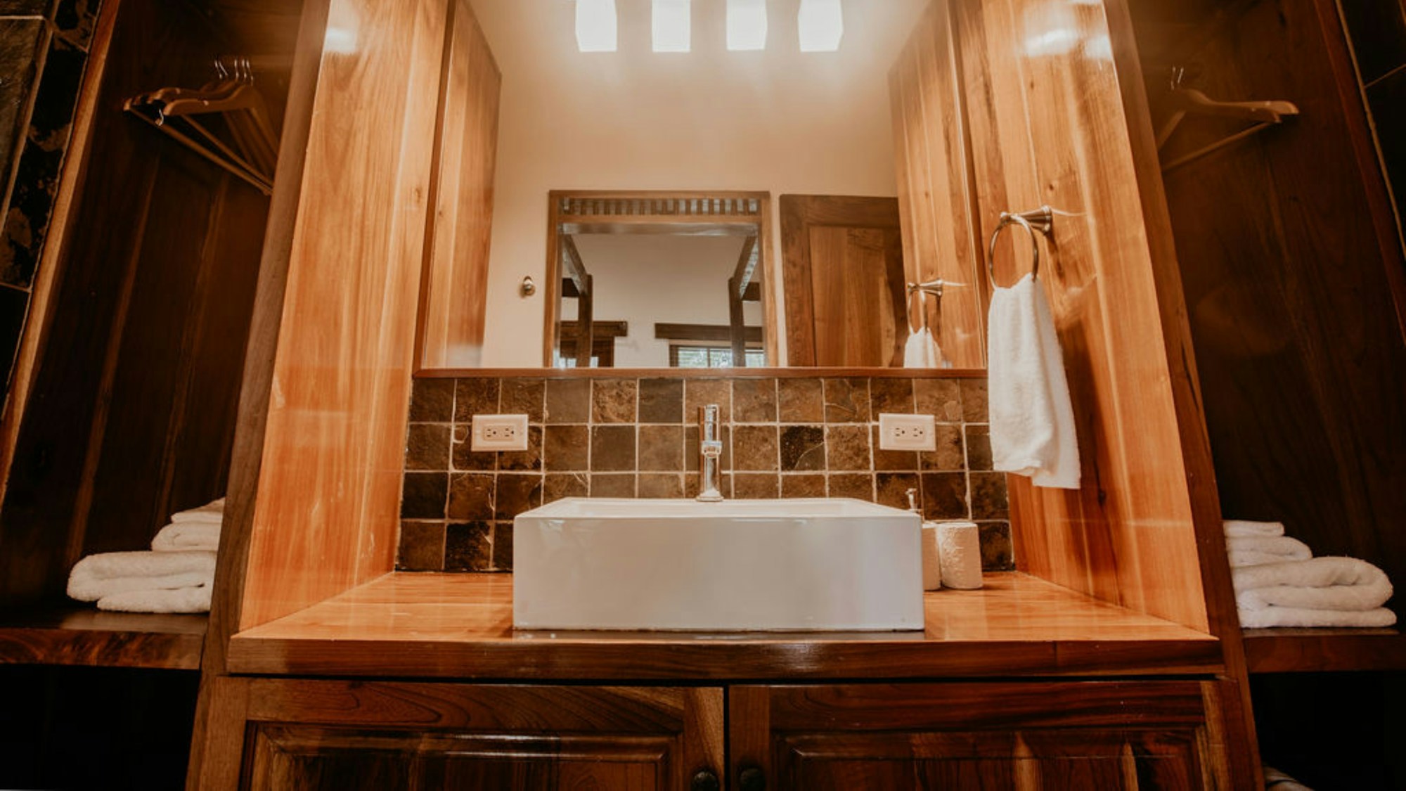Cedro Espino Queen Cabaña - Bathroom