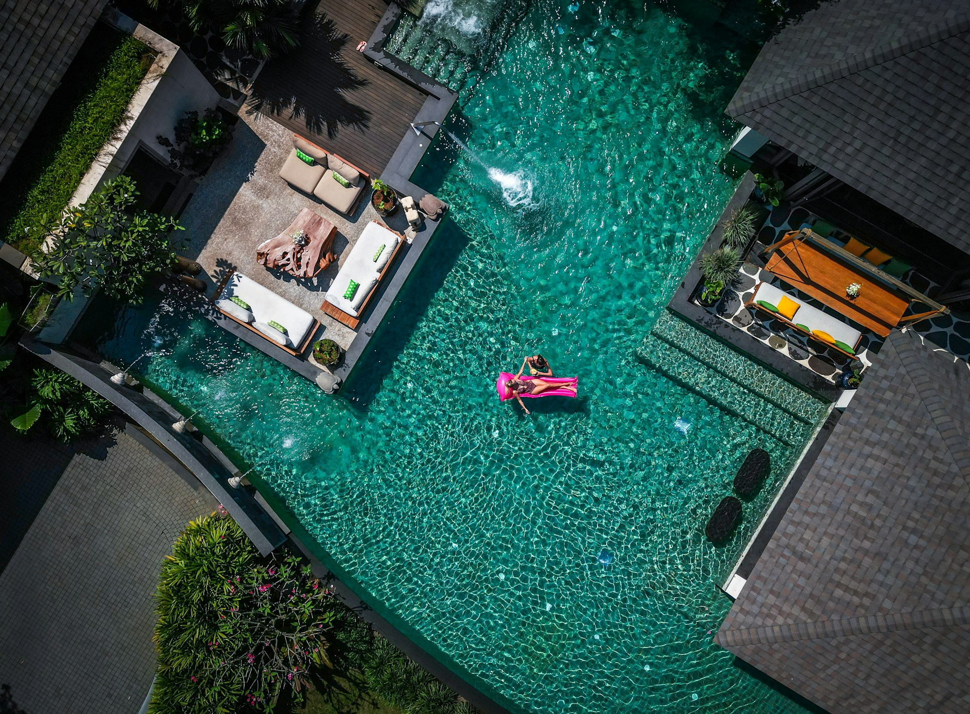 Pool Aerial View