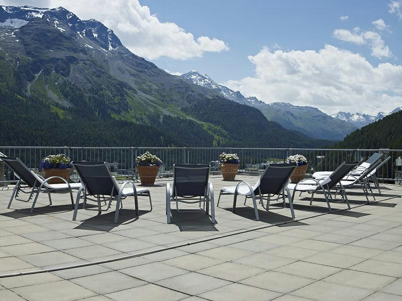 Set against a breathtaking mountain backdrop