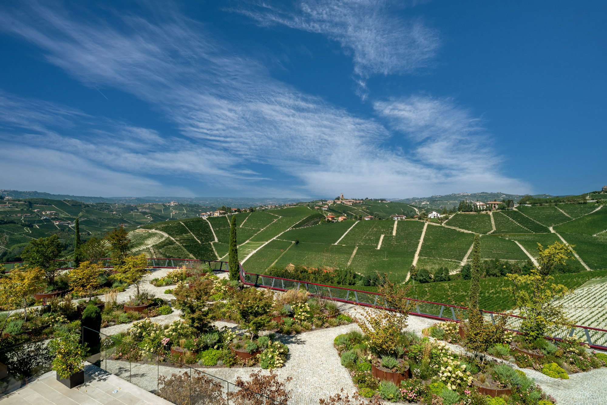 Garden with Vineyard View