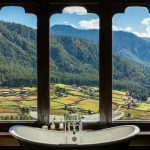 Bath with Mountain View
